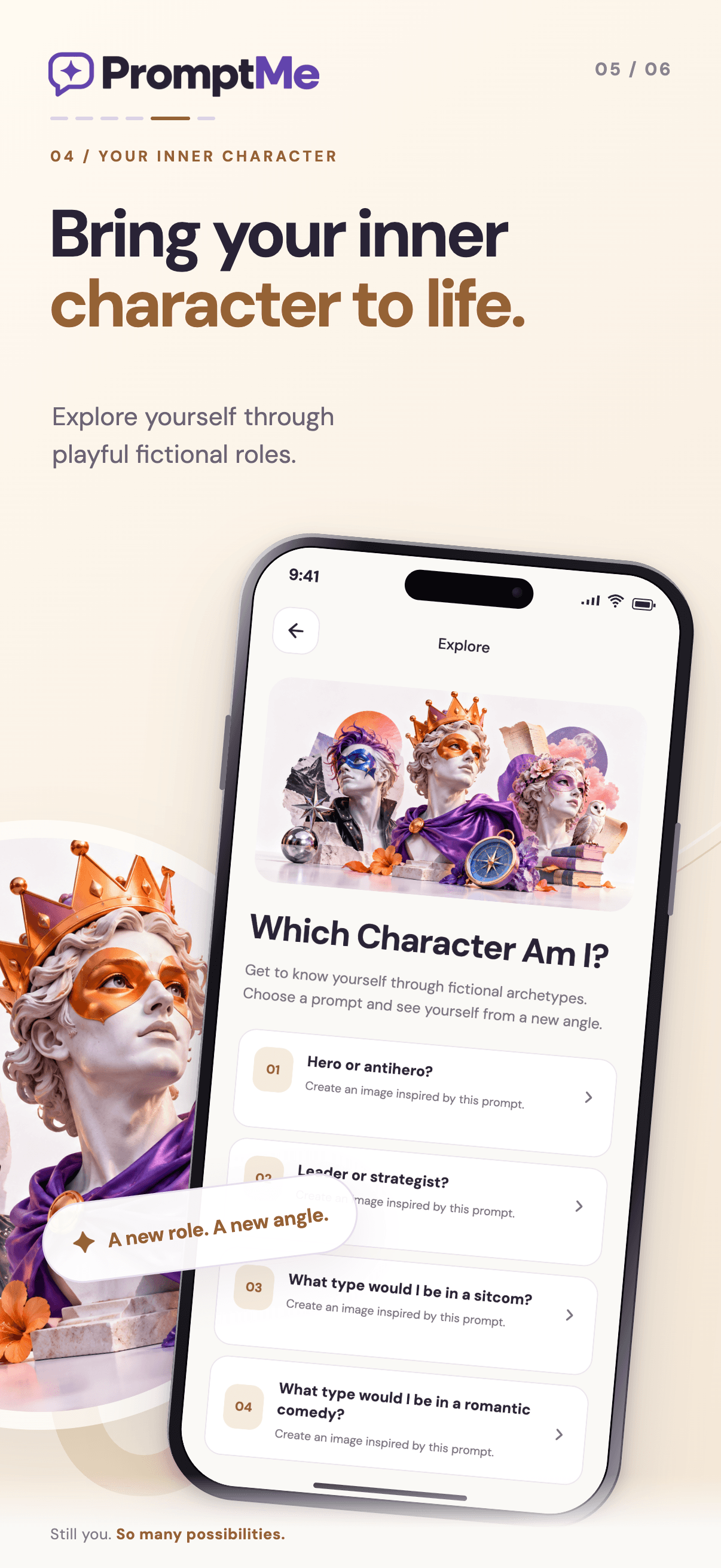 Bring your inner character to life.