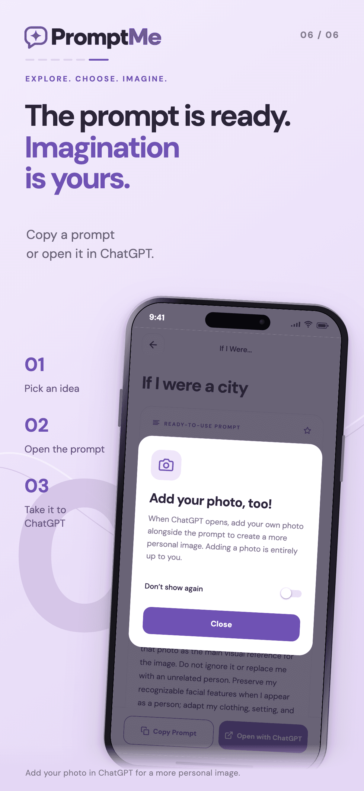The prompt is ready. Imagination is yours.